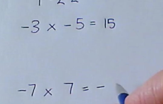 A video about adding, subtracting, multiplying and dividing directed numbers including fractions.